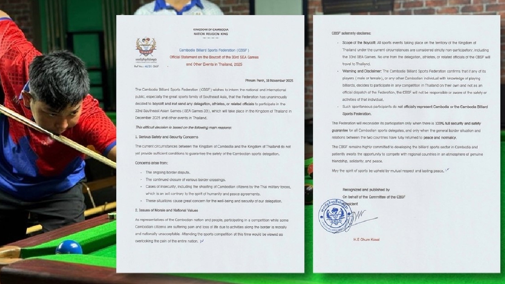 Tin nóng thể thao tối 20/11: AFC cảnh báo Malaysia, đội tuyển đầu tiên tuyên bố rút khỏi SEA Games 33 - Ảnh 3.