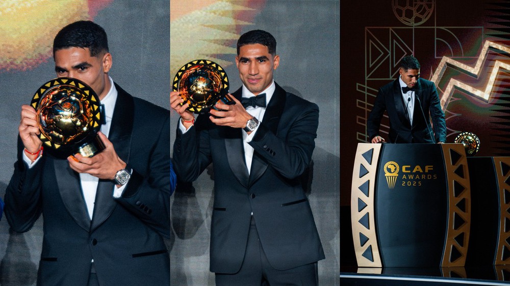 Ngôi sao PSG rạng rỡ trong ngày vinh danh Cầu thủ xuất sắc nhất châu Phi 2025 - Ảnh 1. Ngôi sao PSG rạng rỡ trong ngày vinh danh Cầu thủ xuất sắc nhất châu Phi 2025 - Ảnh 1.