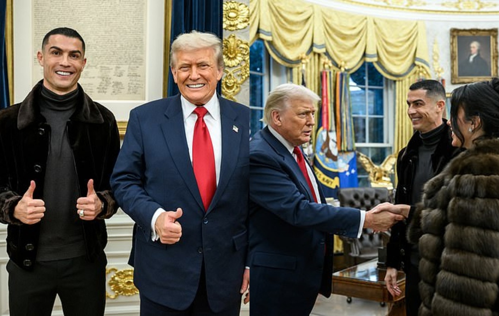 Tiết lộ món quà Ronaldo nhận từ Tổng thống Donald Trump - Ảnh 3.