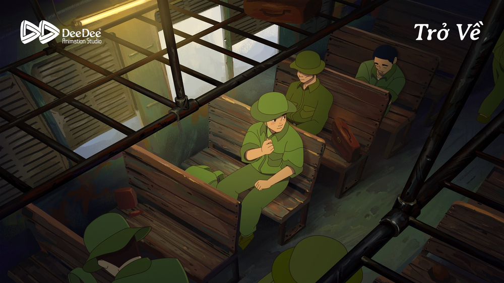 Ekip trẻ đưa phim hoạt hình về người lính đến Liên hoan Phim Việt Nam - Ảnh 2.