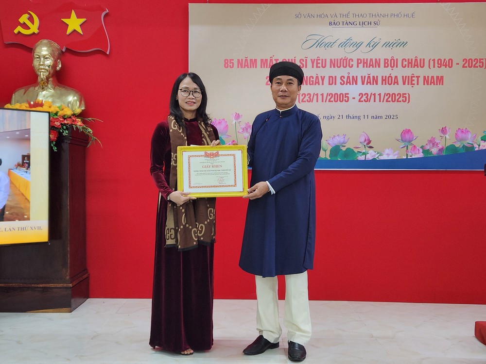 Tôn vinh tinh thần yêu nước, ý thức trách nhiệm của chí sĩ Phan Bội Châu - Ảnh 1.