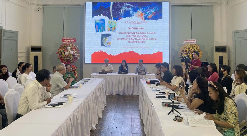 Mỹ thuật Việt Nam - Tính dân tộc không mâu thuẫn với tính quốc tế  - Ảnh 1.