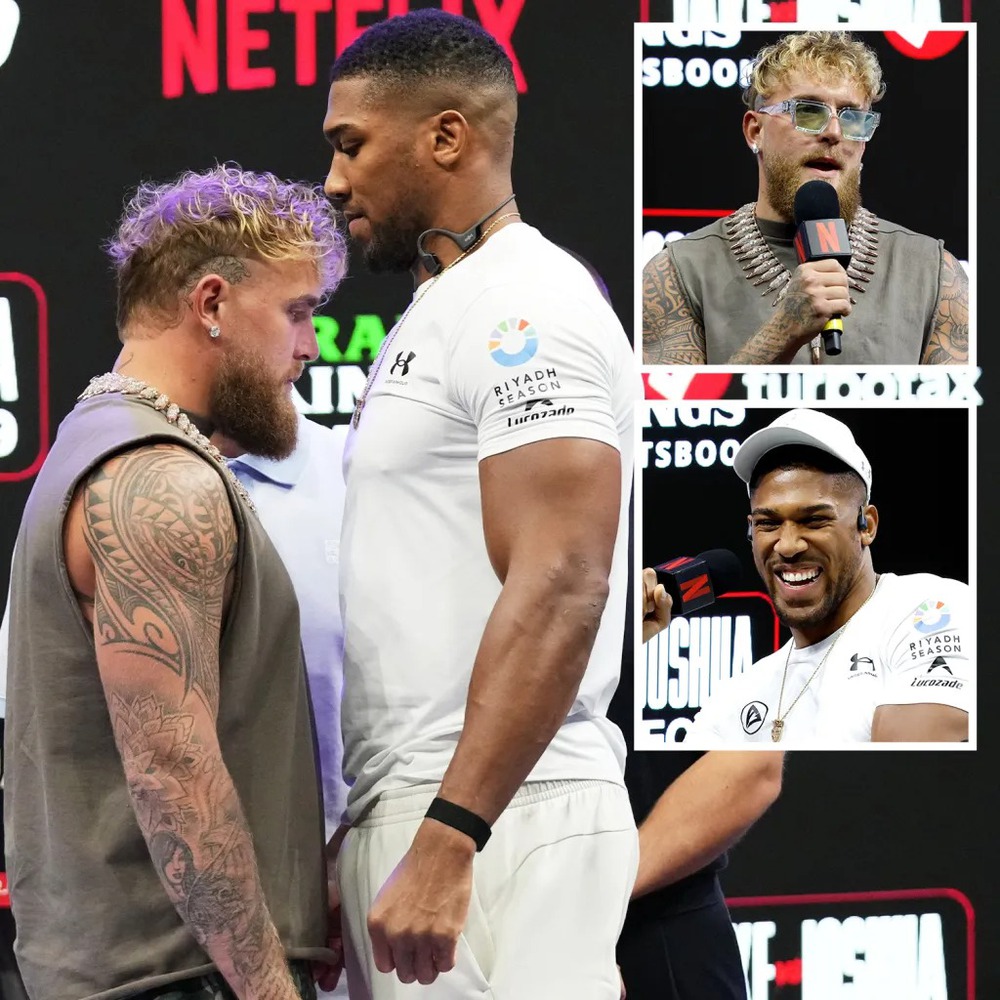 Họp báo kỳ quặc trước trận quyền anh bạc tỷ, ngôi sao Real Madrid bất ngờ bị kéo vào cuộc - Ảnh 1.