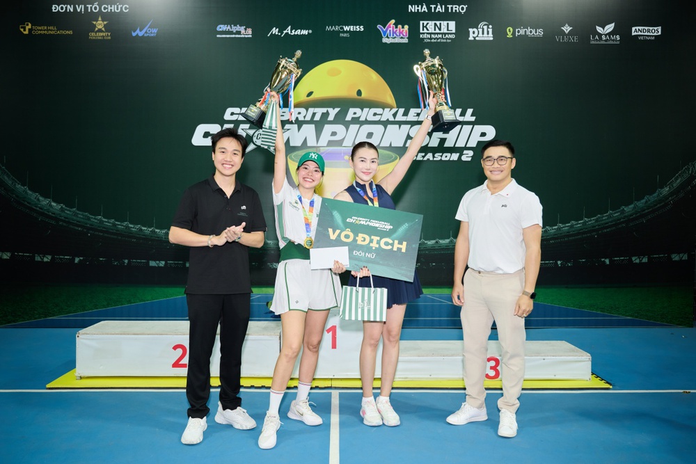 Giải đấu pickleball quy tụ 60 nghệ sĩ nổi tiếng - Ảnh 3. Giải đấu pickleball quy tụ 60 nghệ sĩ nổi tiếng - Ảnh 3.