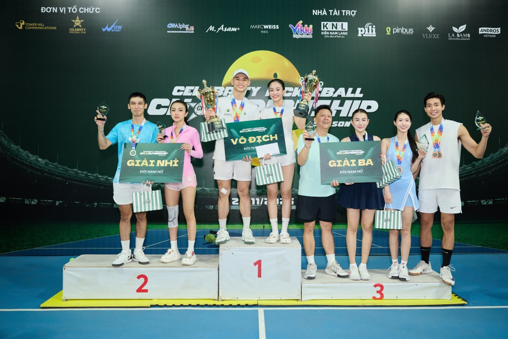 Giải đấu pickleball quy tụ 60 nghệ sĩ nổi tiếng - Ảnh 2. Giải đấu pickleball quy tụ 60 nghệ sĩ nổi tiếng - Ảnh 2.