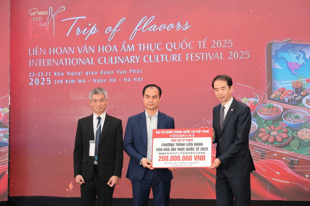 Liên hoan Văn hoá Ẩm thực Quốc tế 2025 quyên góp toàn bộ doanh thu hỗ trợ đồng bào vùng lũ - Ảnh 9.