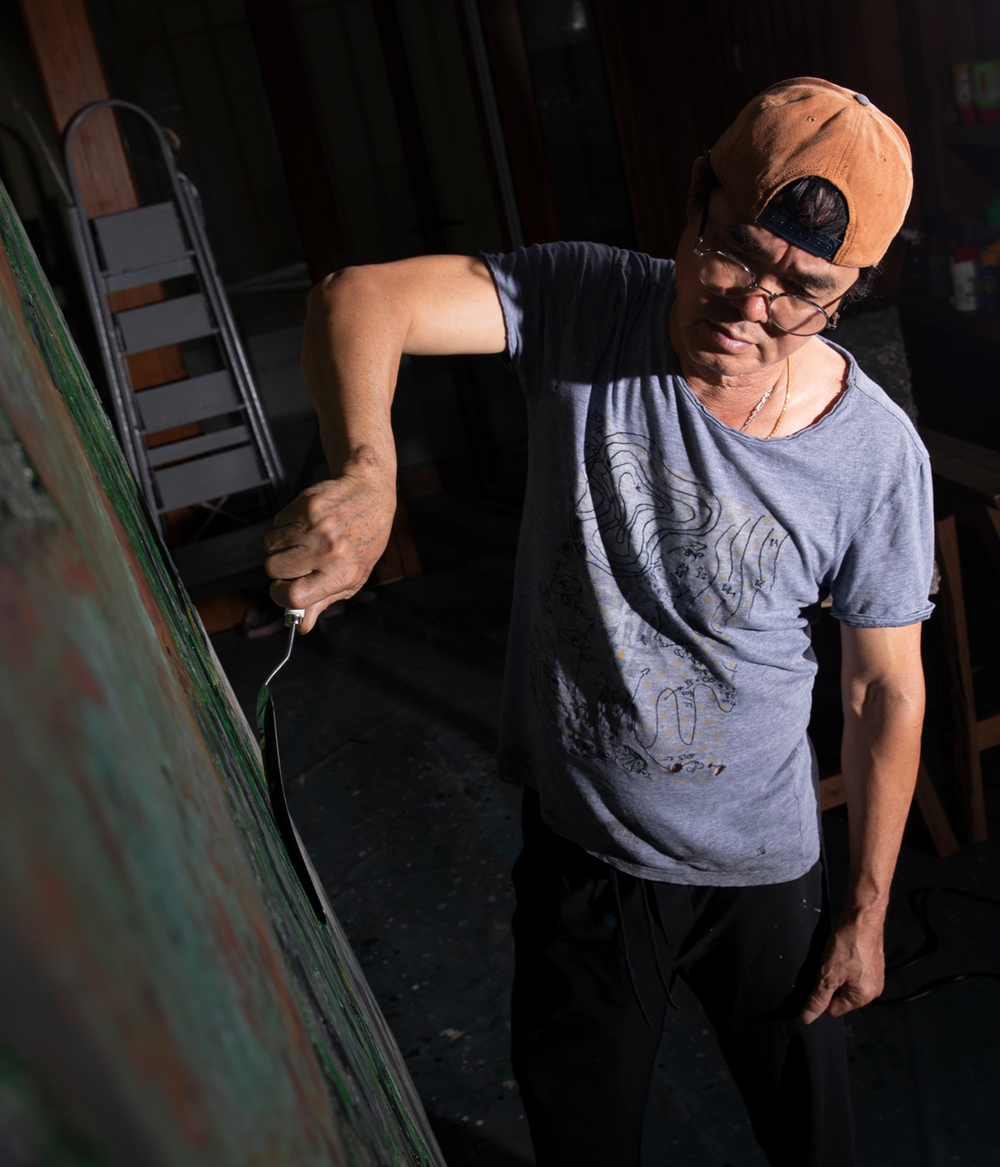 Người trở về từ giấc mơ kim loại: Nghệ sĩ Đinh Phong triển lãm Hội họa và Điêu khắc tại Hà Nội - Ảnh 9. Người trở về từ giấc mơ kim loại: Nghệ sĩ Đinh Phong triển lãm Hội họa và Điêu khắc tại Hà Nội - Ảnh 9.