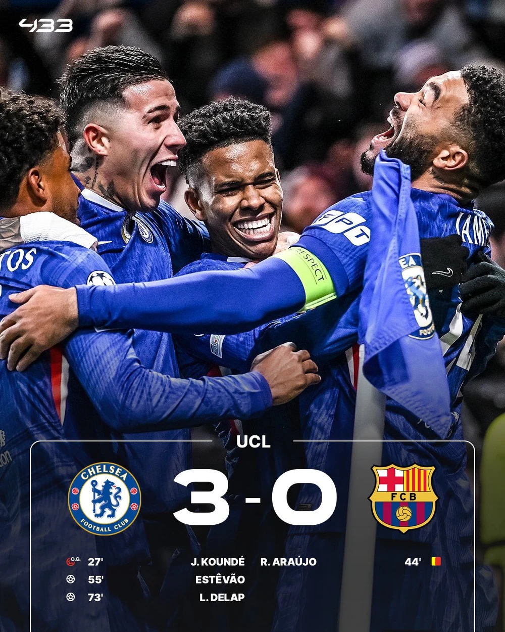 Yamal mờ nhạt trong ngày Estevao rực sáng, sao trẻ của Chelsea được báo chí Tây Ban Nha khen ngợi - Ảnh 2. Yamal mờ nhạt trong ngày Estevao rực sáng, sao trẻ của Chelsea được báo chí Tây Ban Nha khen ngợi - Ảnh 2.