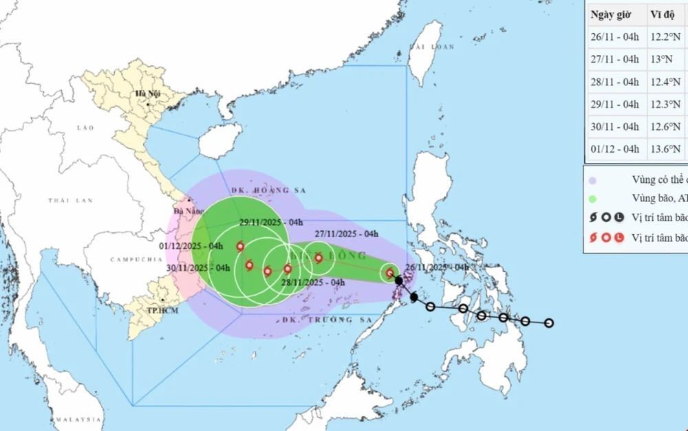 Tin bão trên Biển Đông (Cơn bão số 15) - Ảnh 1. Tin bão trên Biển Đông (Cơn bão số 15) - Ảnh 1.
