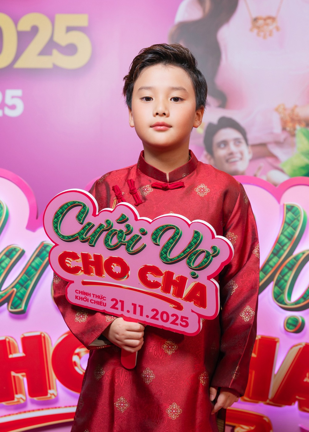 Diễn viên nhí Tuấn Khải tỏa sáng trong phim “Cưới vợ cho cha” - Ảnh 1. Diễn viên nhí Tuấn Khải tỏa sáng trong phim “Cưới vợ cho cha” - Ảnh 1.