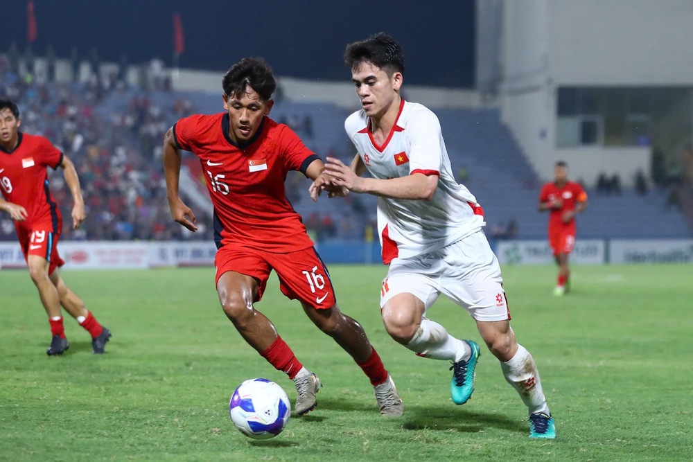 SEA Games 2025 - Môn bóng đá nam: Indonesia chớ coi thường Singapore - Ảnh 1.