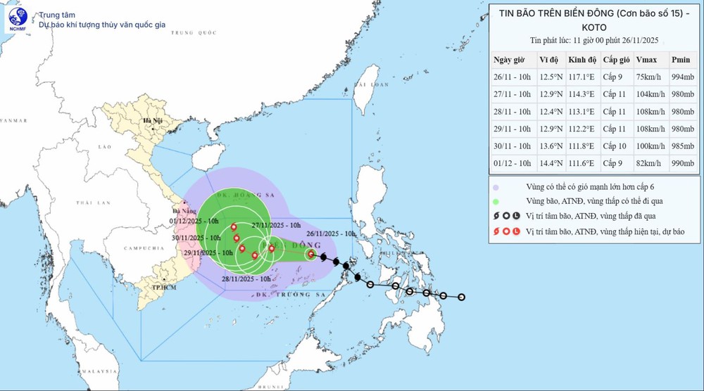 Bộ Tổng Tham mưu yêu cầu các đơn vị chủ động ứng phó với bão số 15 - Ảnh 1.