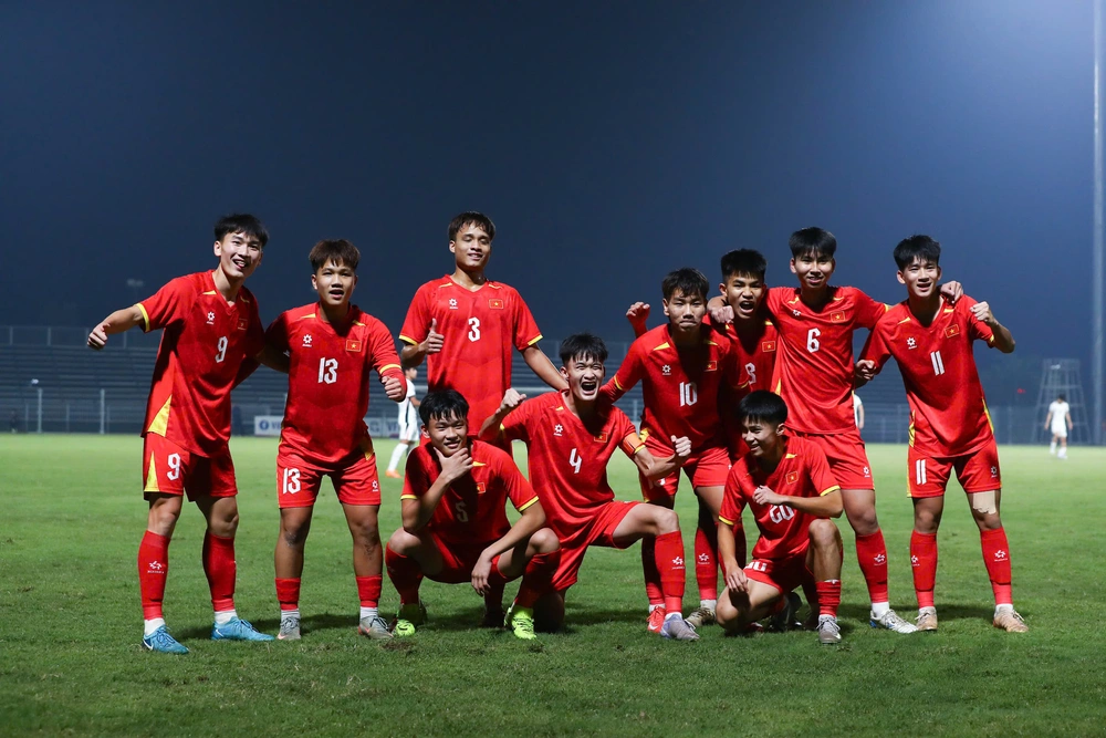 Bảng C vòng loại U17 châu Á 2026, U17 Việt Nam - U17 Hong Kong (Trung Quốc) 2-0: Vững vàng trên đỉnh bảng - Ảnh 1. Bảng C vòng loại U17 châu Á 2026, U17 Việt Nam - U17 Hong Kong (Trung Quốc) 2-0: Vững vàng trên đỉnh bảng - Ảnh 1.