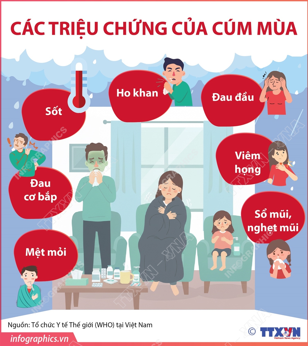 Các triệu chứng và cách giảm nguy cơ của cúm mùa - Ảnh 1.