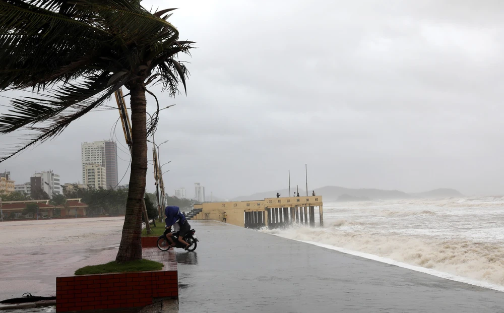 Bão số 15 mạnh thêm, giữ nguyên hướng di chuyển - Ảnh 1.