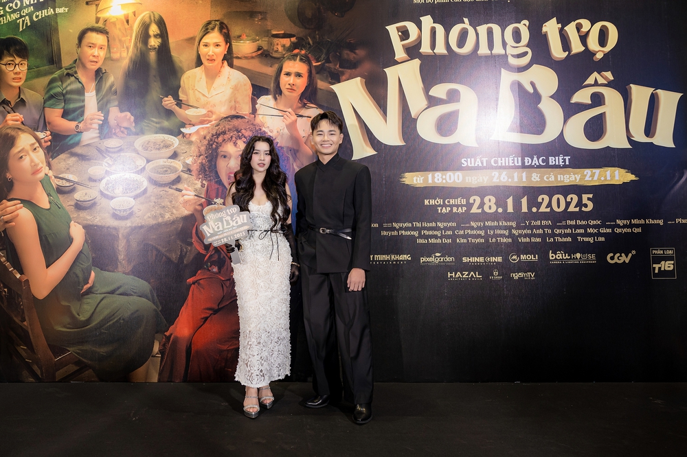 Dàn sao tham dự thảm đỏ ra mắt phim &quot;Phòng trọ ma bầu&quot; - Ảnh 2.