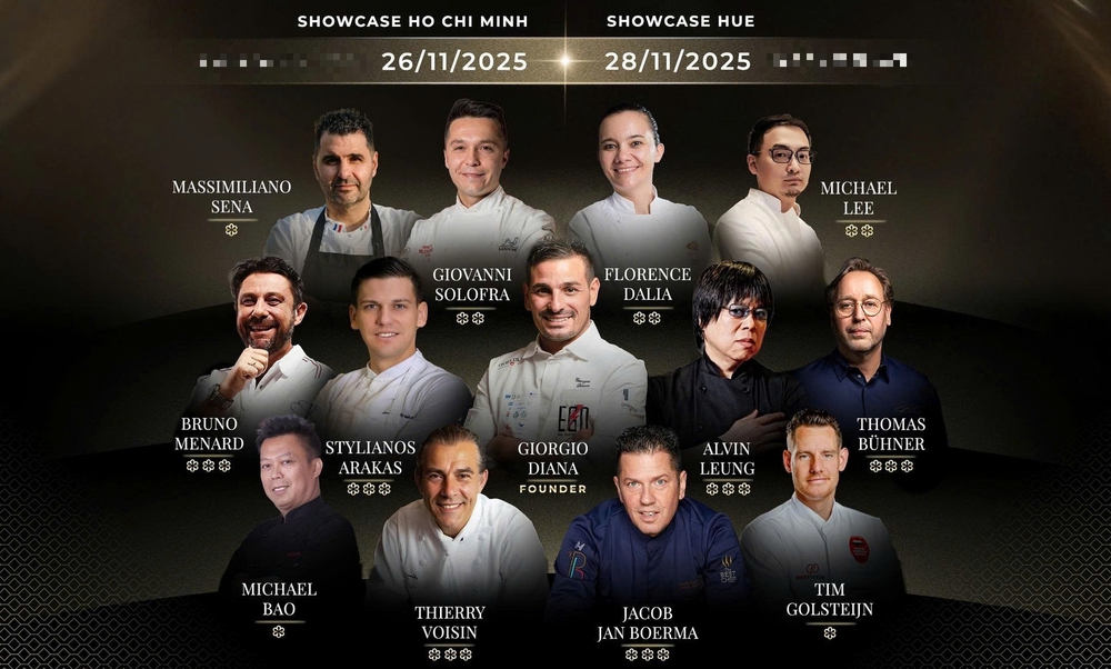 13 đầu bếp Michelin hội tụ tại TP.HCM và Huế - Ảnh 3. 13 đầu bếp Michelin hội tụ tại TP.HCM và Huế - Ảnh 3.