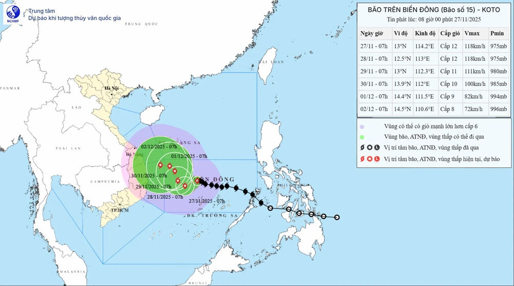 Thủ tướng yêu cầu ứng phó bão số 15 ở mức cao nhất - Ảnh 1. Thủ tướng yêu cầu ứng phó bão số 15 ở mức cao nhất - Ảnh 1.