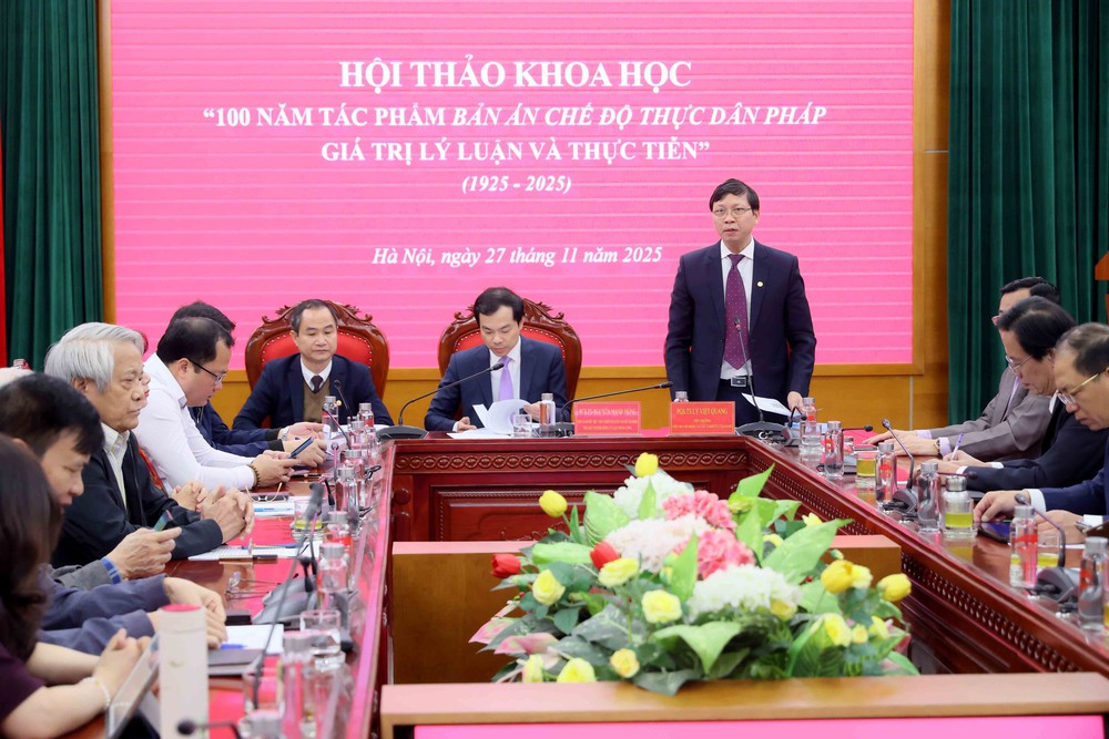 Khẳng định giá trị lý luận và thực tiễn của tác phẩm "Bản án chế độ thực dân Pháp" - Ảnh 1.