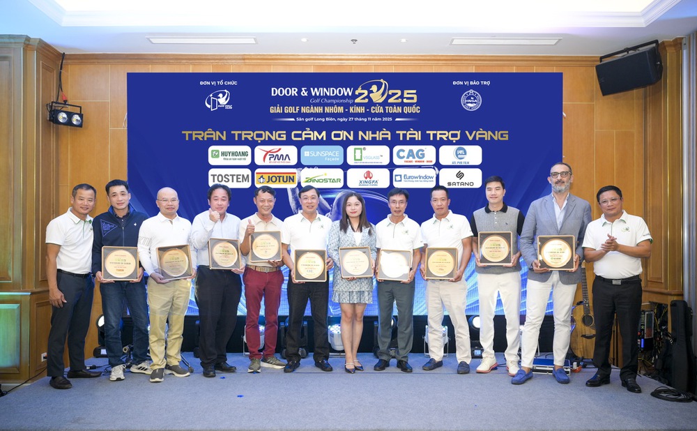 Bùng nổ cảm xúc - Giải Golf Ngành Nhôm – Kính – Cửa Toàn Quốc 2025 chính thức khép lại - Ảnh 3. Bùng nổ cảm xúc - Giải Golf Ngành Nhôm – Kính – Cửa Toàn Quốc 2025 chính thức khép lại - Ảnh 3.