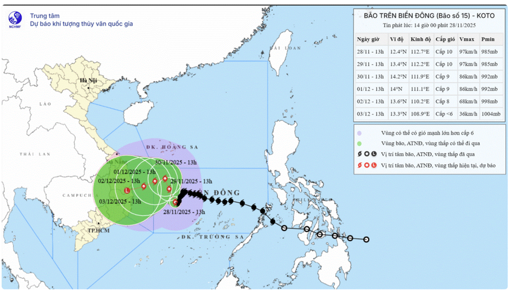 Bão số 15 suy yếu, xuất hiện áp thấp nhiệt đới gần biển Đông - Ảnh 1. Bão số 15 suy yếu, xuất hiện áp thấp nhiệt đới gần biển Đông - Ảnh 1.