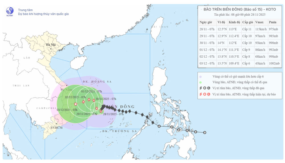 Bão trên biển đông: gió giật cấp 14, sóng cao đến 9 mét, biển động dữ dội - Ảnh 1. Bão trên biển đông: gió giật cấp 14, sóng cao đến 9 mét, biển động dữ dội - Ảnh 1.