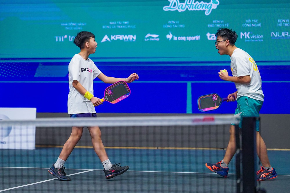 Ấn tượng ngày thi đấu đầu tiên tại Giải Pickleball VTV Cúp 2025 - Ảnh 3. Ấn tượng ngày thi đấu đầu tiên tại Giải Pickleball VTV Cúp 2025 - Ảnh 3.