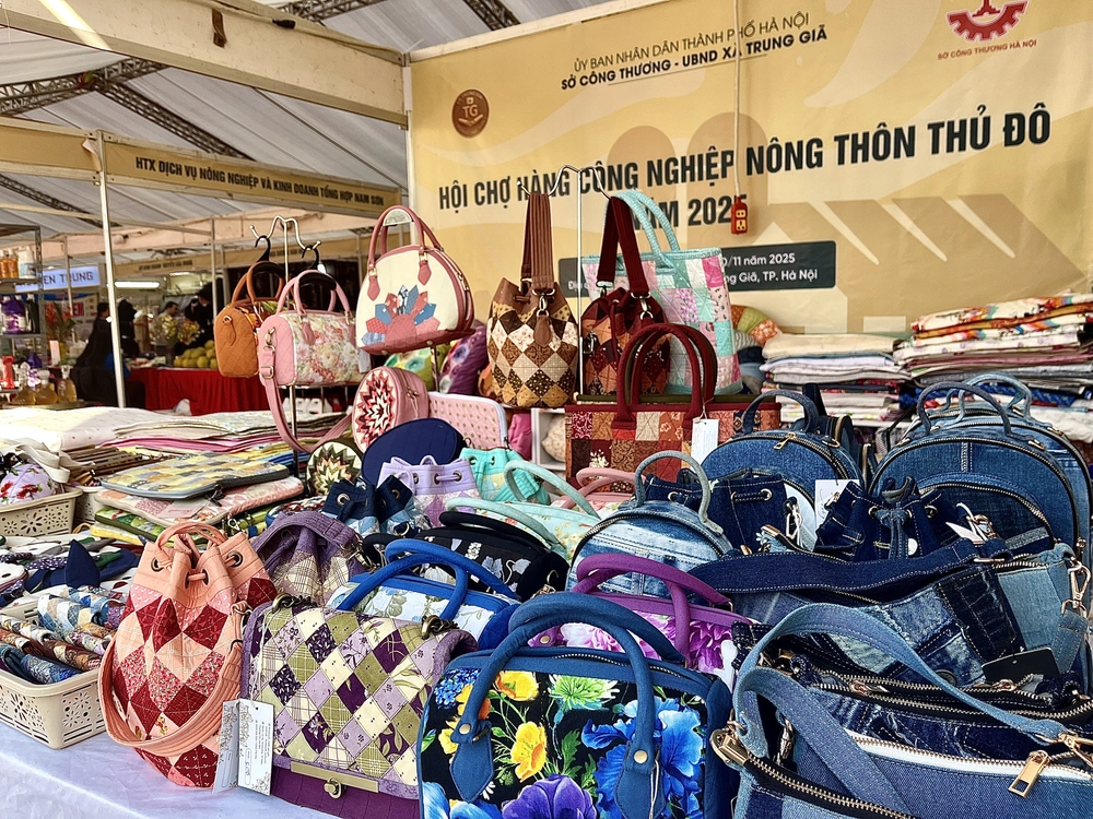 Hội chợ hàng công nghiệp nông thôn Thủ đô 2025: 'Nhịp cầu' đưa sản phẩm OCOP, làng nghề vươn xa - Ảnh 8. Hội chợ hàng công nghiệp nông thôn Thủ đô 2025: 'Nhịp cầu' đưa sản phẩm OCOP, làng nghề vươn xa - Ảnh 8.