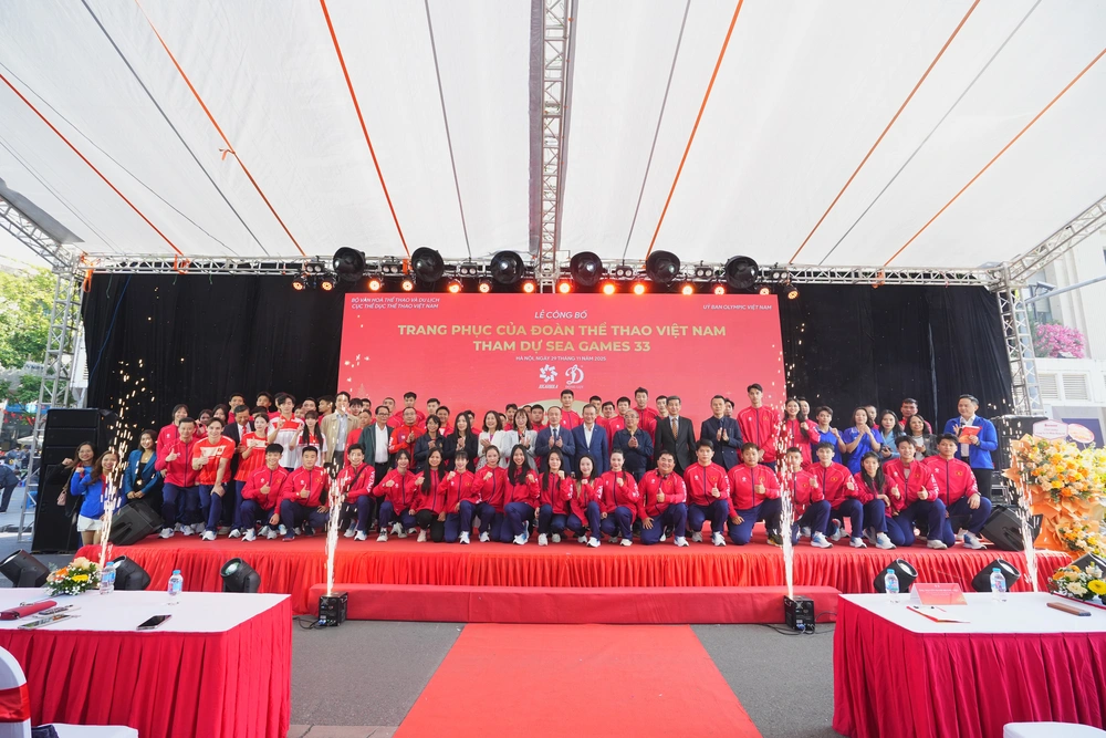 Lễ ra mắt trang phục của Đoàn Thể thao Việt Nam dự SEA Games 33 - Ảnh 3.