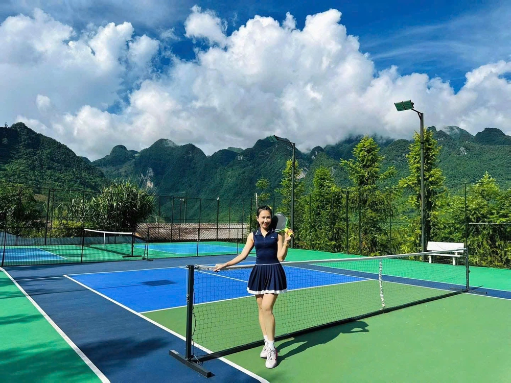 Cận cảnh sân pickleball ‘view triệu đô’ đang gây sốt mạng xã hội - Ảnh 6.