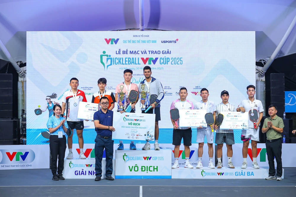 Kết thúc giải pickleball VTV Cúp 2025 - Ảnh 3.