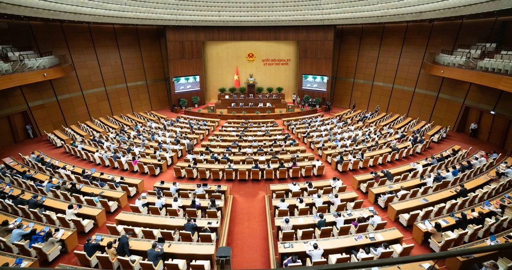 Kỳ họp thứ 10, Quốc hội khóa XV: Đồng bộ quy định về hoạt động tư pháp phù hợp với chính quyền địa phương 2 cấp - Ảnh 1. Kỳ họp thứ 10, Quốc hội khóa XV: Đồng bộ quy định về hoạt động tư pháp phù hợp với chính quyền địa phương 2 cấp - Ảnh 1.