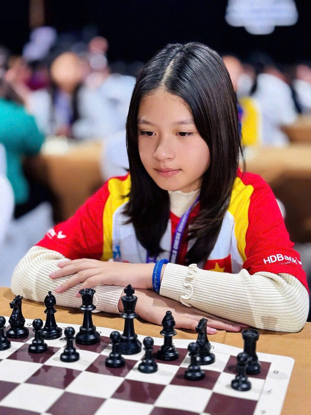Kỳ thủ nhí Nguyễn Hoàng Minh Vy giành 3 HCĐ tại Giải Cờ vua học sinh châu Á 2025