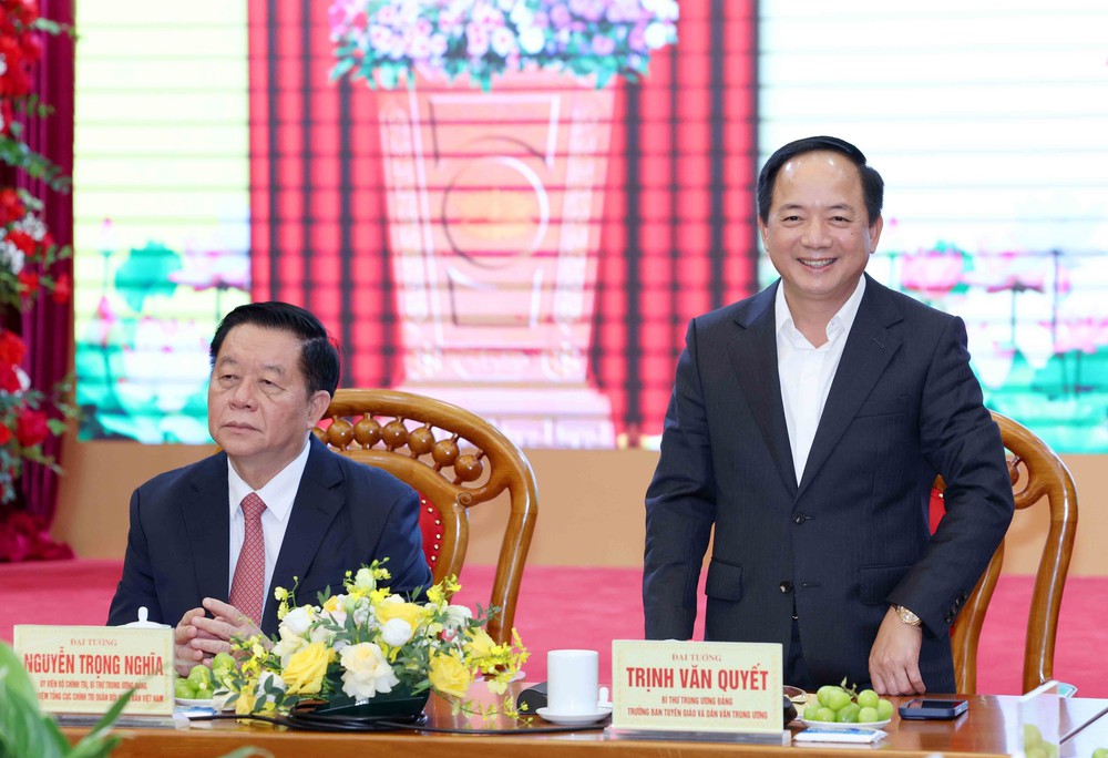 Hội nghị bàn giao công tác Trưởng Ban Tuyên giáo và Dân vận Trung ương - Ảnh 4.