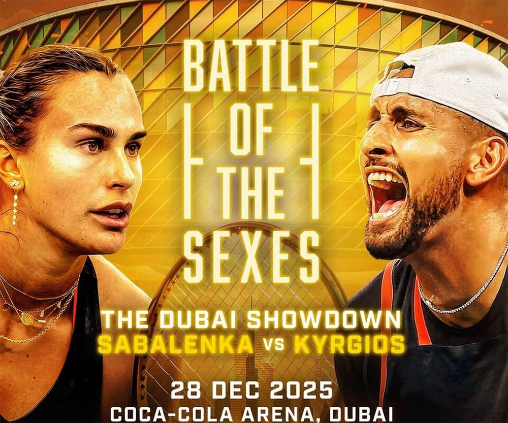 Aryna Sabalenka sẽ so tài với Nick Kyrgios vào tháng sau: “Trận chiến giới tính” của thế kỷ 21 - Ảnh 1. Aryna Sabalenka sẽ so tài với Nick Kyrgios vào tháng sau: “Trận chiến giới tính” của thế kỷ 21 - Ảnh 1.