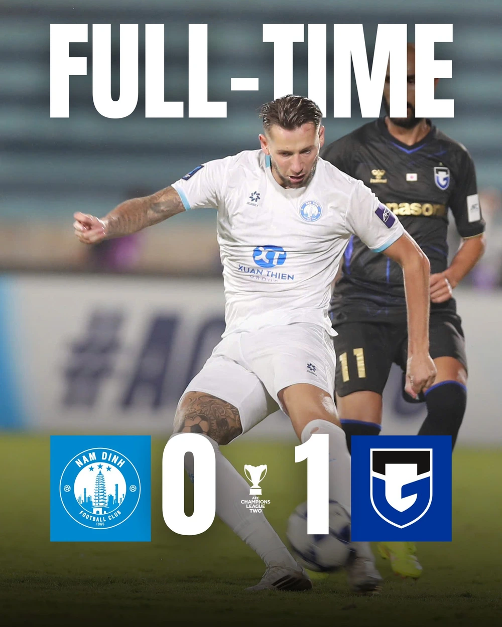 Đại diện Việt Nam lại thua đội bóng Nhật Bản ở Cúp C2 châu Á - Ảnh 1. Đại diện Việt Nam lại thua đội bóng Nhật Bản ở Cúp C2 châu Á - Ảnh 1.