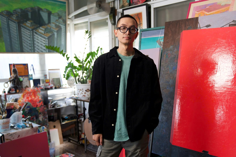 Họa sĩ Vũ Hoàng: Giải Vàng UOB và tiếng nói của hiện thực đô thị - Ảnh 1.