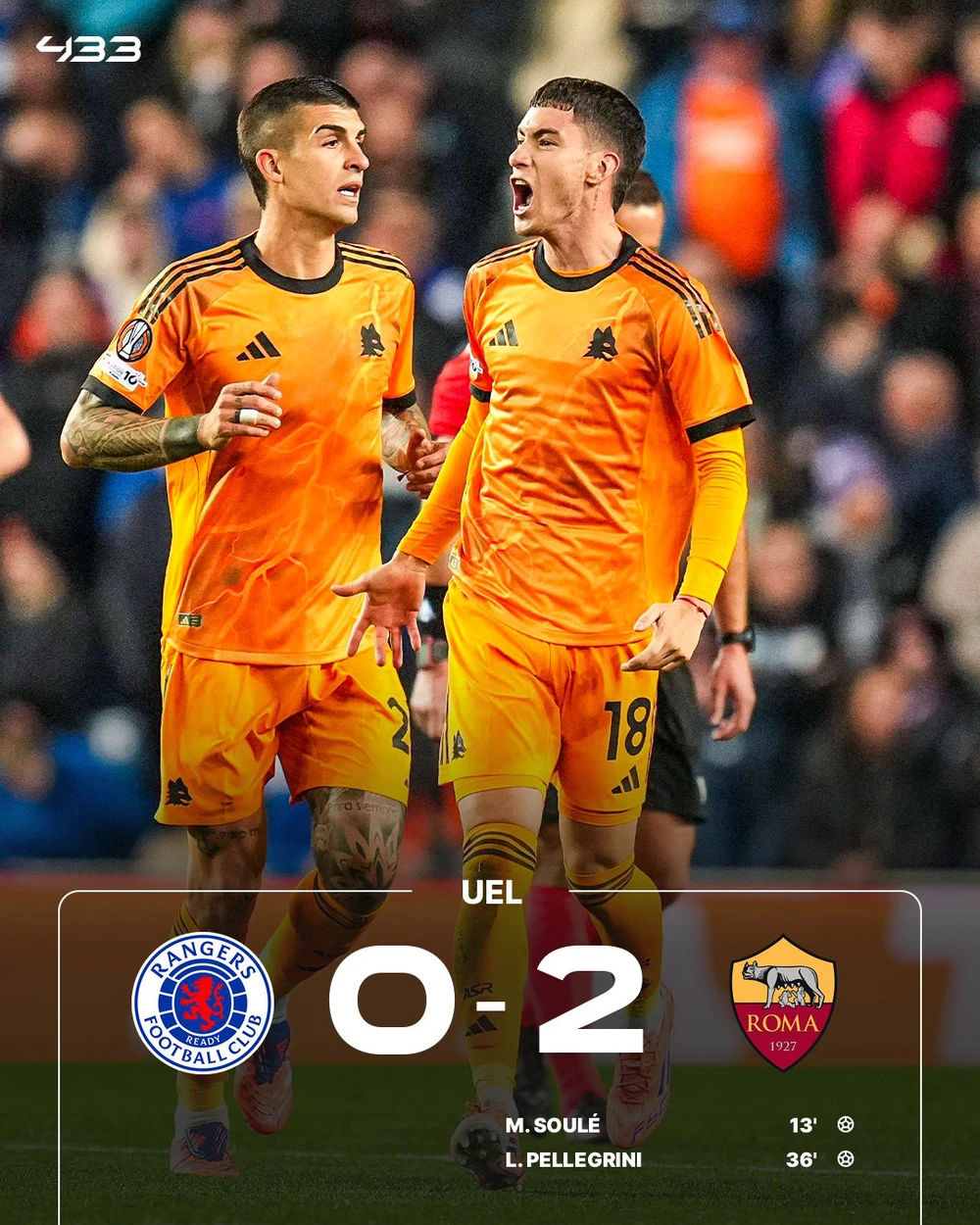 Kết quả bóng đá Cúp C2: Antony tỏa sáng với pha lốp bóng tinh tế, Roma lập kỷ lục với 99 trận thắng - Ảnh 3. Kết quả bóng đá Cúp C2: Antony tỏa sáng với pha lốp bóng tinh tế, Roma lập kỷ lục với 99 trận thắng - Ảnh 3.