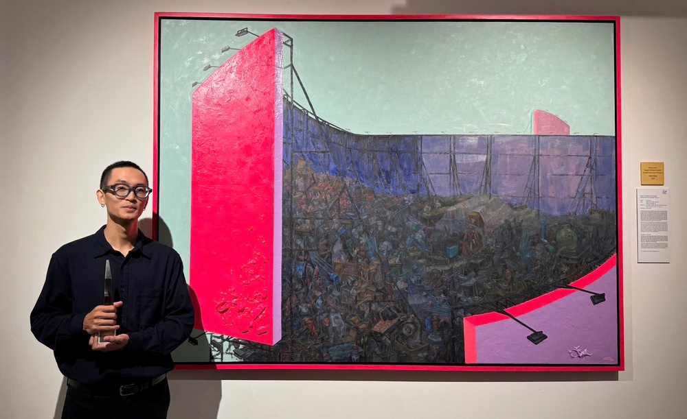 Họa sĩ Vũ Hoàng: Giải Vàng UOB và tiếng nói của hiện thực đô thị - Ảnh 2.