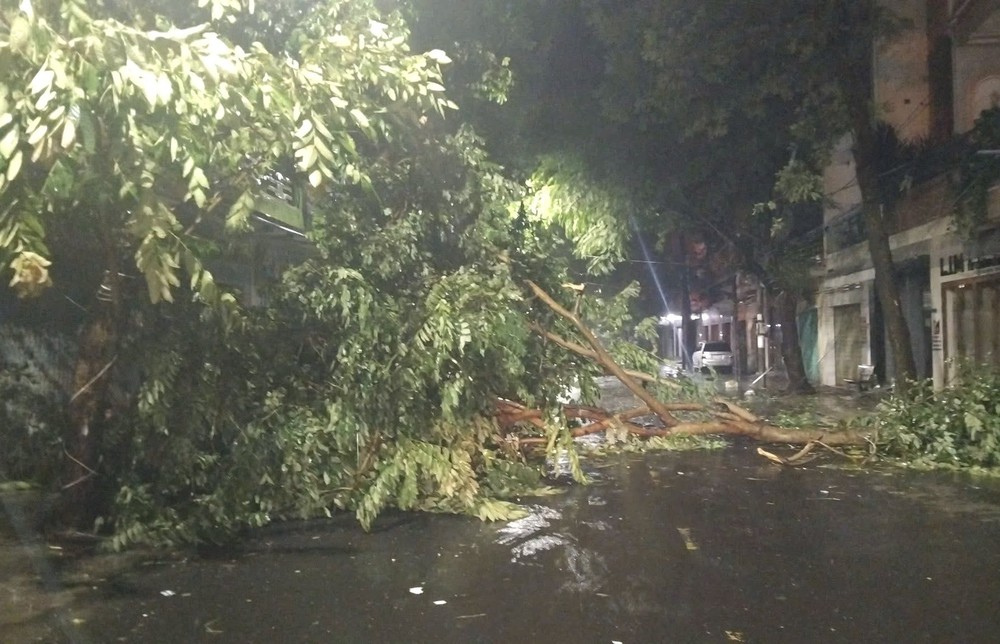 Bão số 13: Lực lượng chức năng Đắk Lắk khẩn trương khắc phục hậu quả trong đêm - Ảnh 1. Bão số 13: Lực lượng chức năng Đắk Lắk khẩn trương khắc phục hậu quả trong đêm - Ảnh 1.