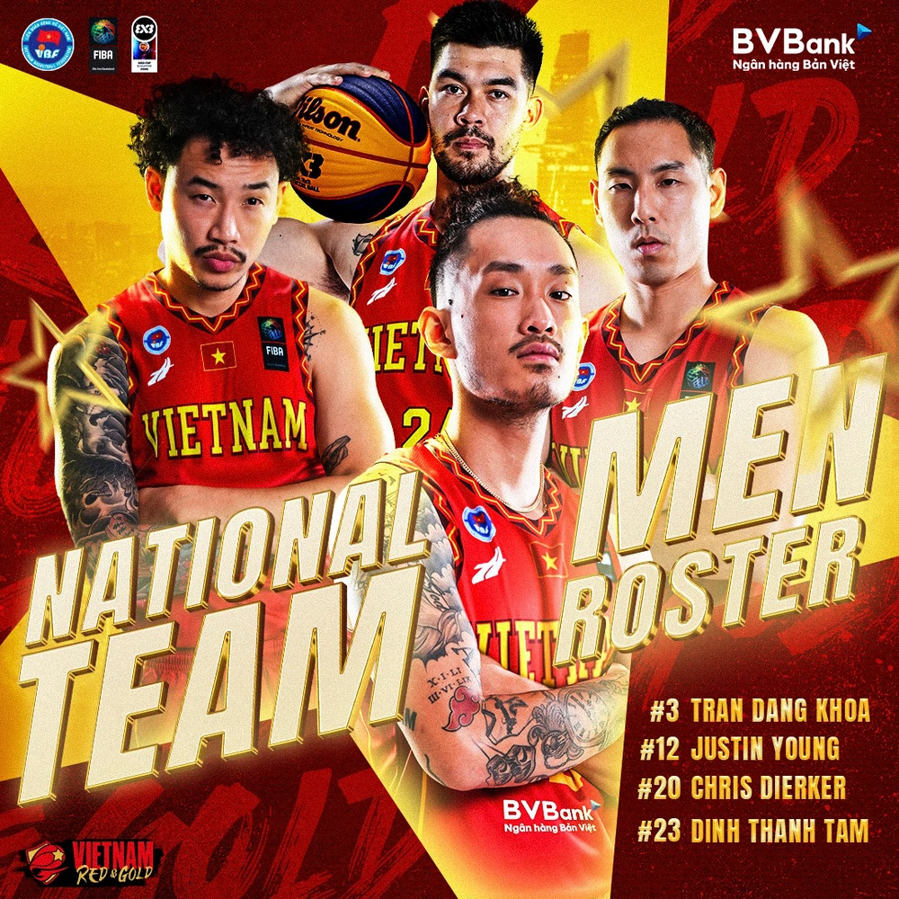 Bóng rổ Việt Nam chuẩn bị cho SEA Games 33: Nhắm tới huy chương cả 2 nội dung 5x5 và 3x3 - Ảnh 1.