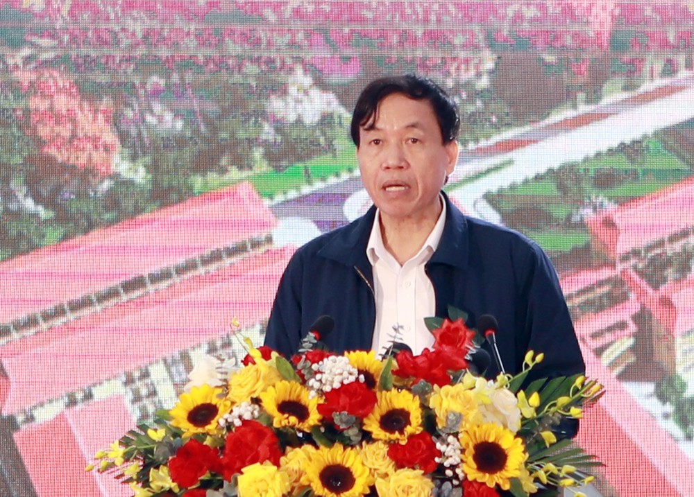 Lai Châu khởi công xây các trường Phổ thông nội trú liên cấp Tiểu học và THCS Hua Bum và Dào San - Ảnh 2.