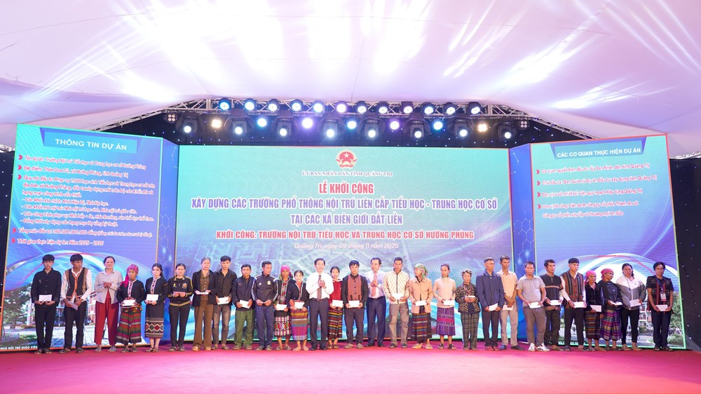 Quảng Trị khởi công xây trường nội trú 360 tỉ đồng ở khu vực biên giới - Ảnh 6. Quảng Trị khởi công xây trường nội trú 360 tỉ đồng ở khu vực biên giới - Ảnh 6.