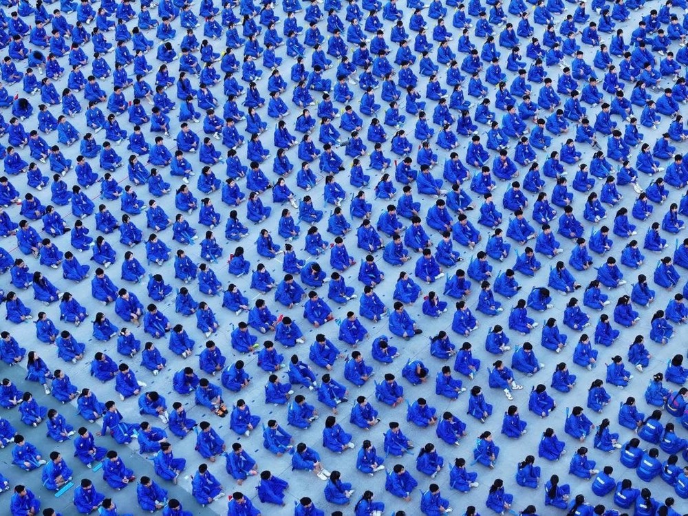 60.000 học sinh TP.HCM lập kỷ lục đồng diễn Vovinam - Khát vọng của tinh thần Việt Võ Đạo trong thế hệ trẻ - Ảnh 2. 60.000 học sinh TP.HCM lập kỷ lục đồng diễn Vovinam - Khát vọng của tinh thần Việt Võ Đạo trong thế hệ trẻ - Ảnh 2.