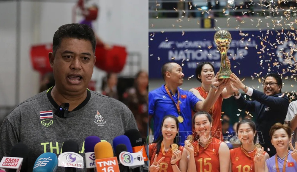 Thua chung kết SEA V.League, HLV Thái Lan tuyên bố nghiên cứu ĐT bóng chuyền nữ Việt Nam ở SEA Games 2025 - Ảnh 1. Thua chung kết SEA V.League, HLV Thái Lan tuyên bố nghiên cứu ĐT bóng chuyền nữ Việt Nam ở SEA Games 2025 - Ảnh 1.
