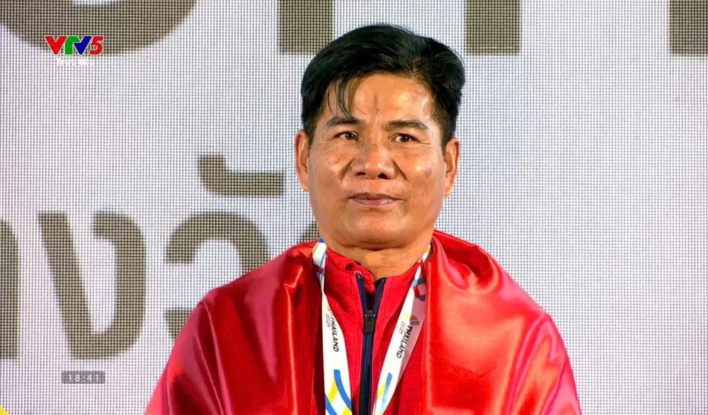 Thắng VĐV Indonesia ở chung kết, VĐV Việt Nam giành HCV ở SEA Games 2025 - Ảnh 1. Thắng VĐV Indonesia ở chung kết, VĐV Việt Nam giành HCV ở SEA Games 2025 - Ảnh 1.