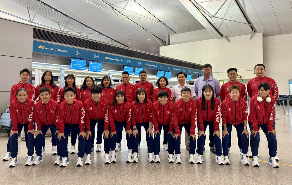 Futsal nữ Việt Nam xuất trận, chinh phục tấm HCV SEA Games 2025 - Ảnh 1. Futsal nữ Việt Nam xuất trận, chinh phục tấm HCV SEA Games 2025 - Ảnh 1.