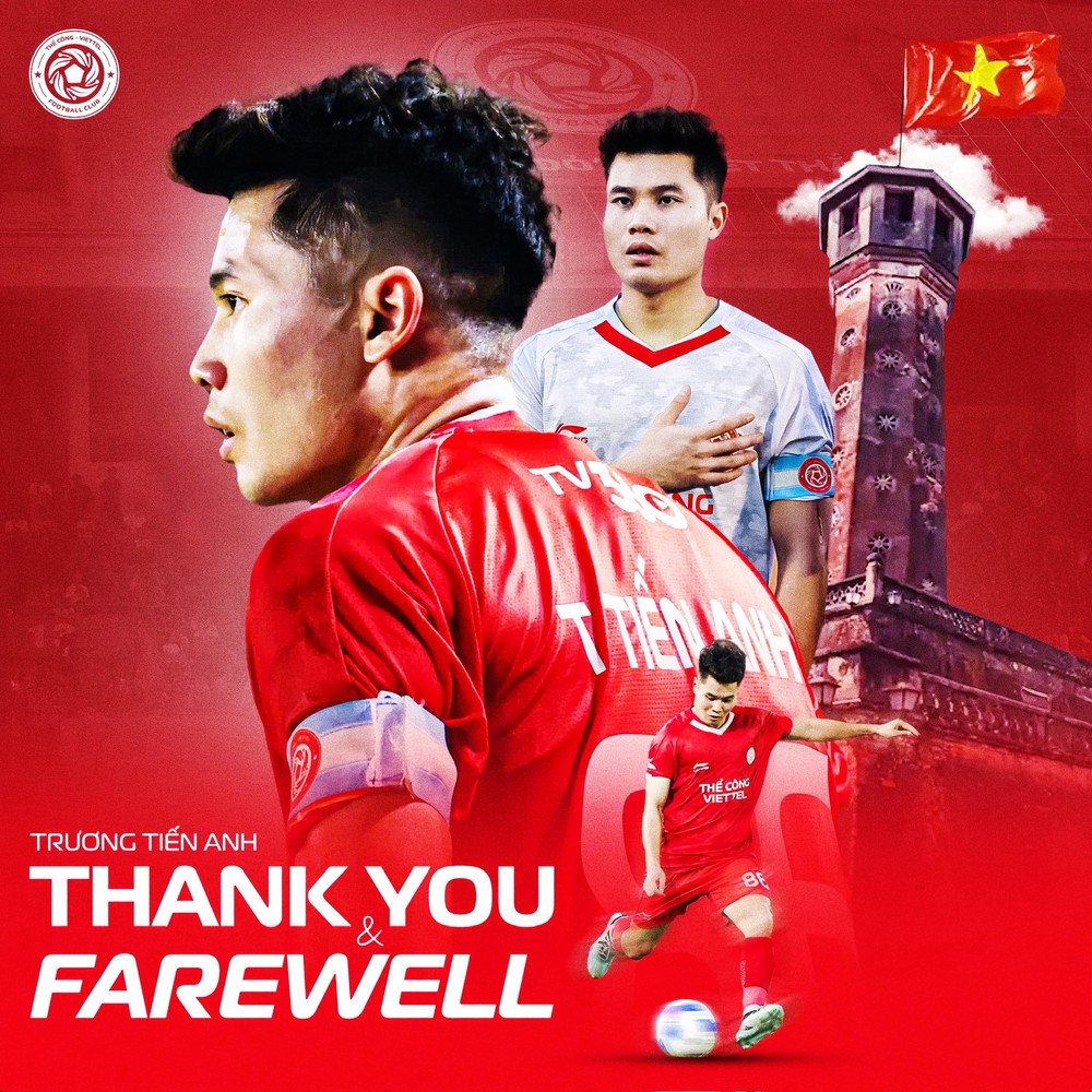 Trương Tiến Anh chia tay Thể Công-Viettel