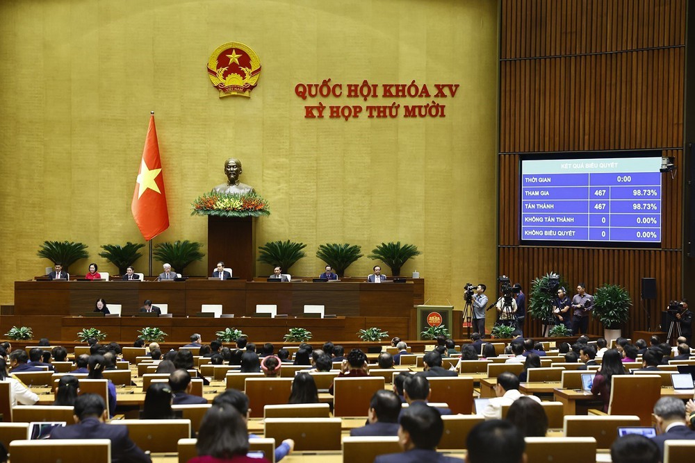 Bế mạc Kỳ họp thứ 10, Quốc hội khóa XV: Đáp ứng kịp thời yêu cầu thực tiễn, kiến tạo khuôn khổ pháp lý cho giai đoạn mới - Ảnh 4.