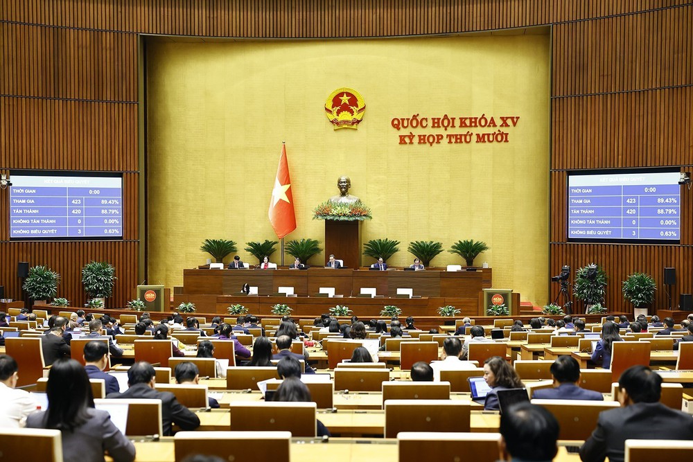 Kỳ họp thứ 10, Quốc hội khóa XV: Thông qua hai Nghị quyết về bảo vệ, chăm sóc sức khỏe và dân số - Ảnh 3. Kỳ họp thứ 10, Quốc hội khóa XV: Thông qua hai Nghị quyết về bảo vệ, chăm sóc sức khỏe và dân số - Ảnh 3.